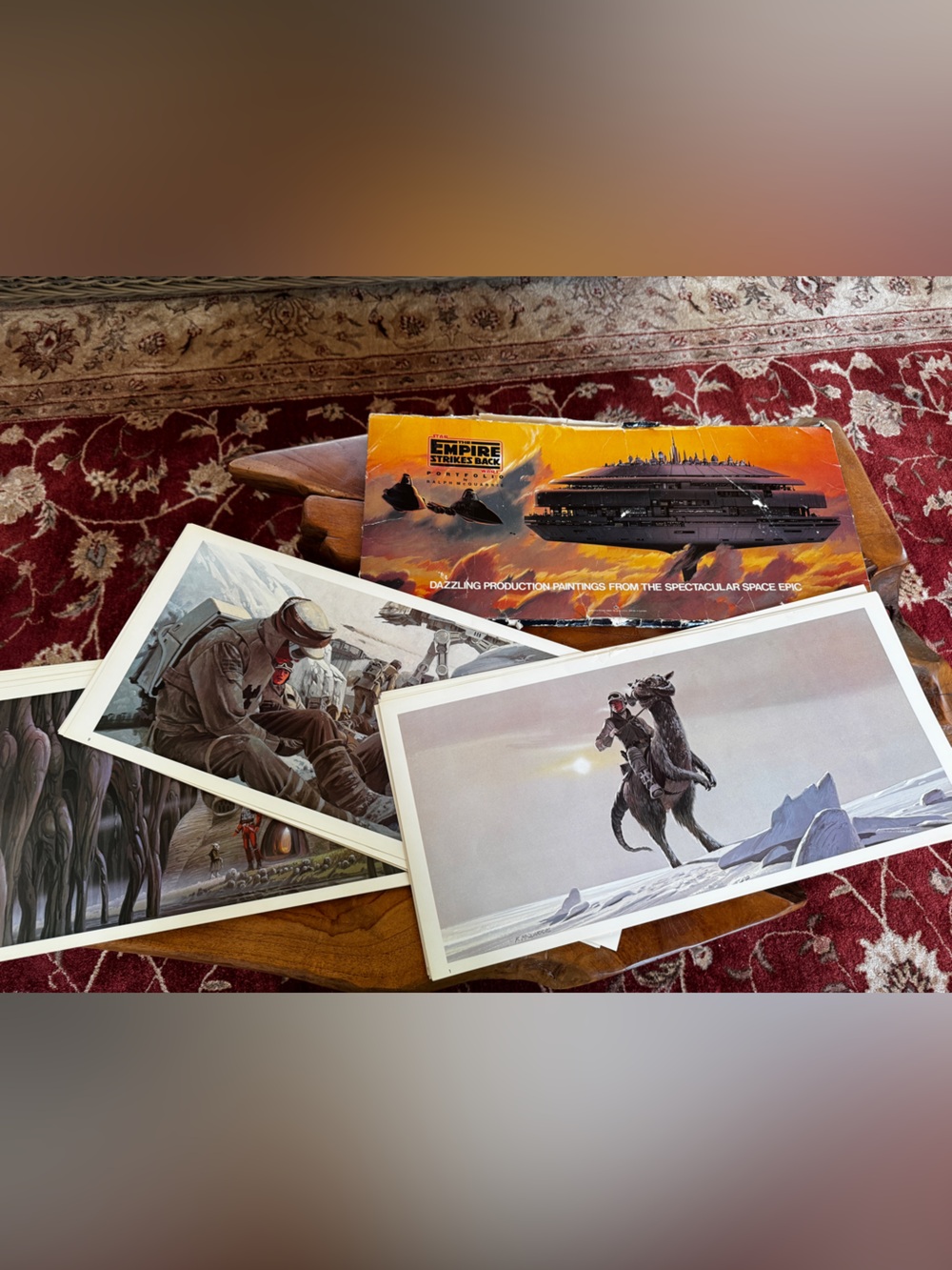 Vintage 1980’s Star Wars The Empire Strikes Back Portfolio Art Ralph Mcquarrie